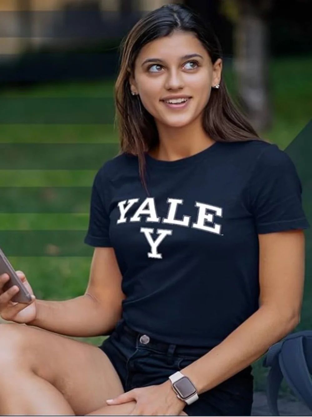 🌴 Yale University NCAA Gameday T-Shirt Navy Blue Adult Small Collegiate Tee